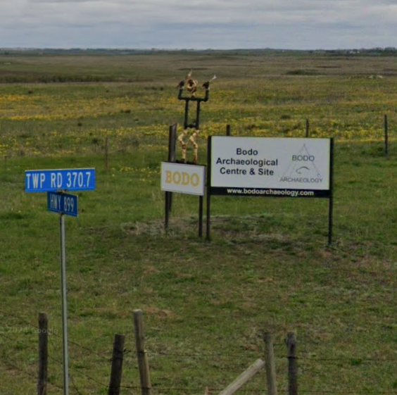 Bodo sign as seen from the highway